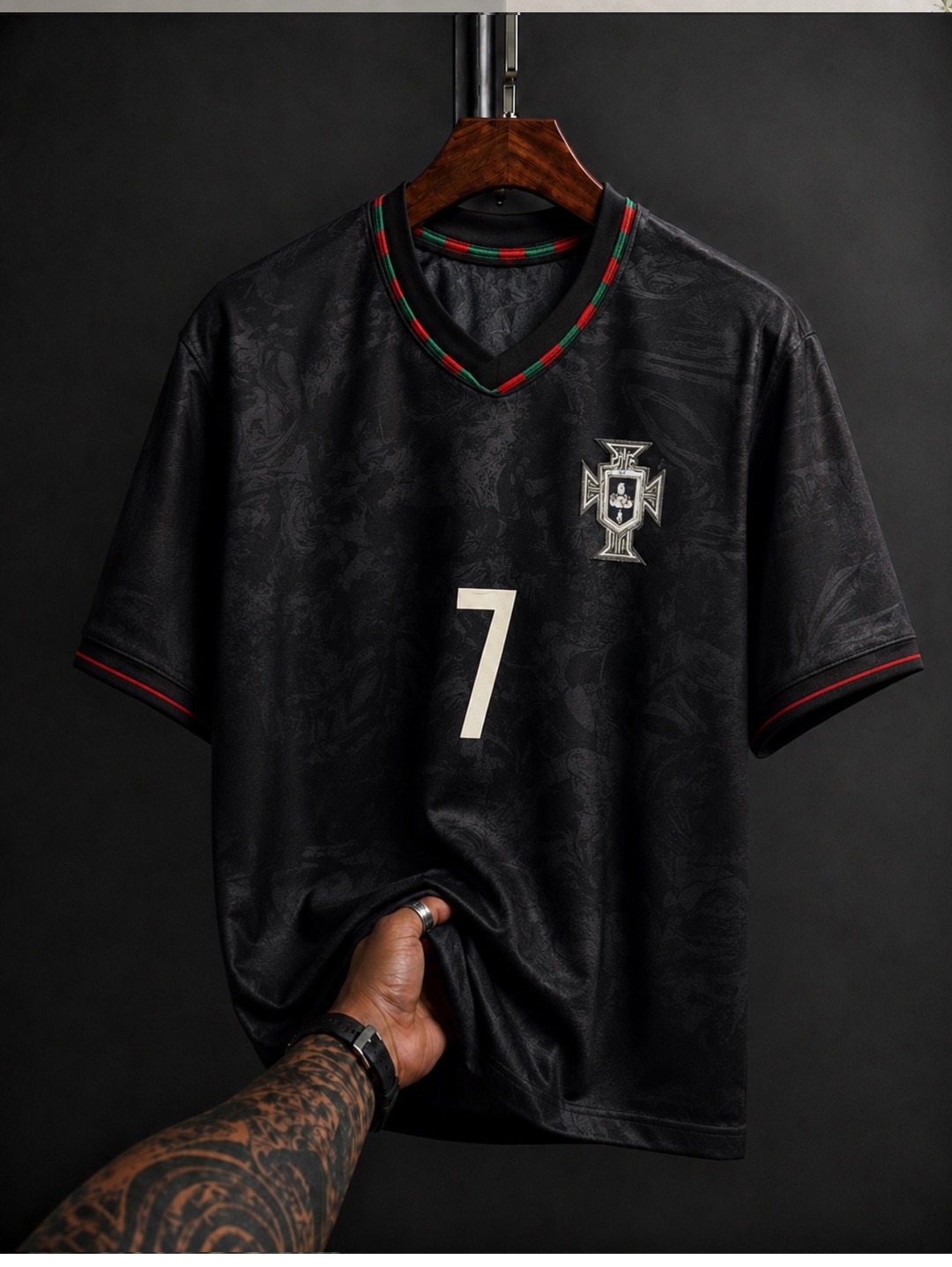 Portugal #7 Blackout Edition Jersey — CR7