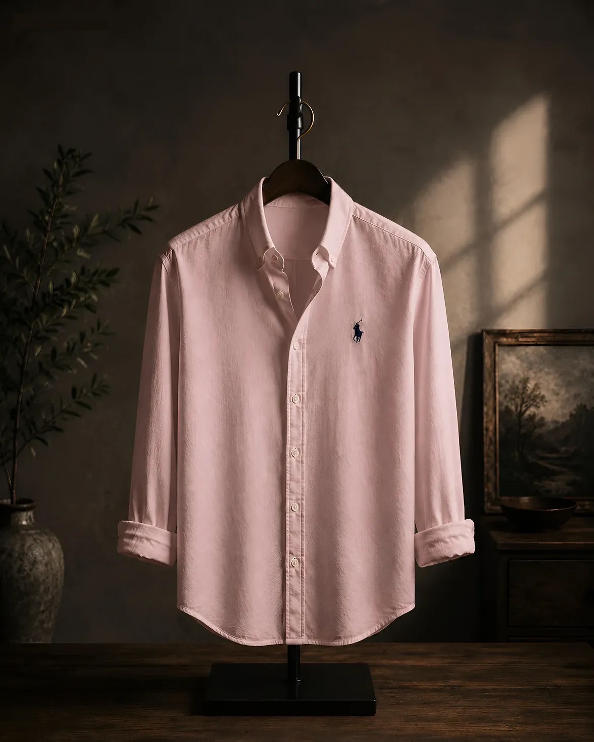 Blush Pink Oxford Shirt — Polo Ralph Lauren